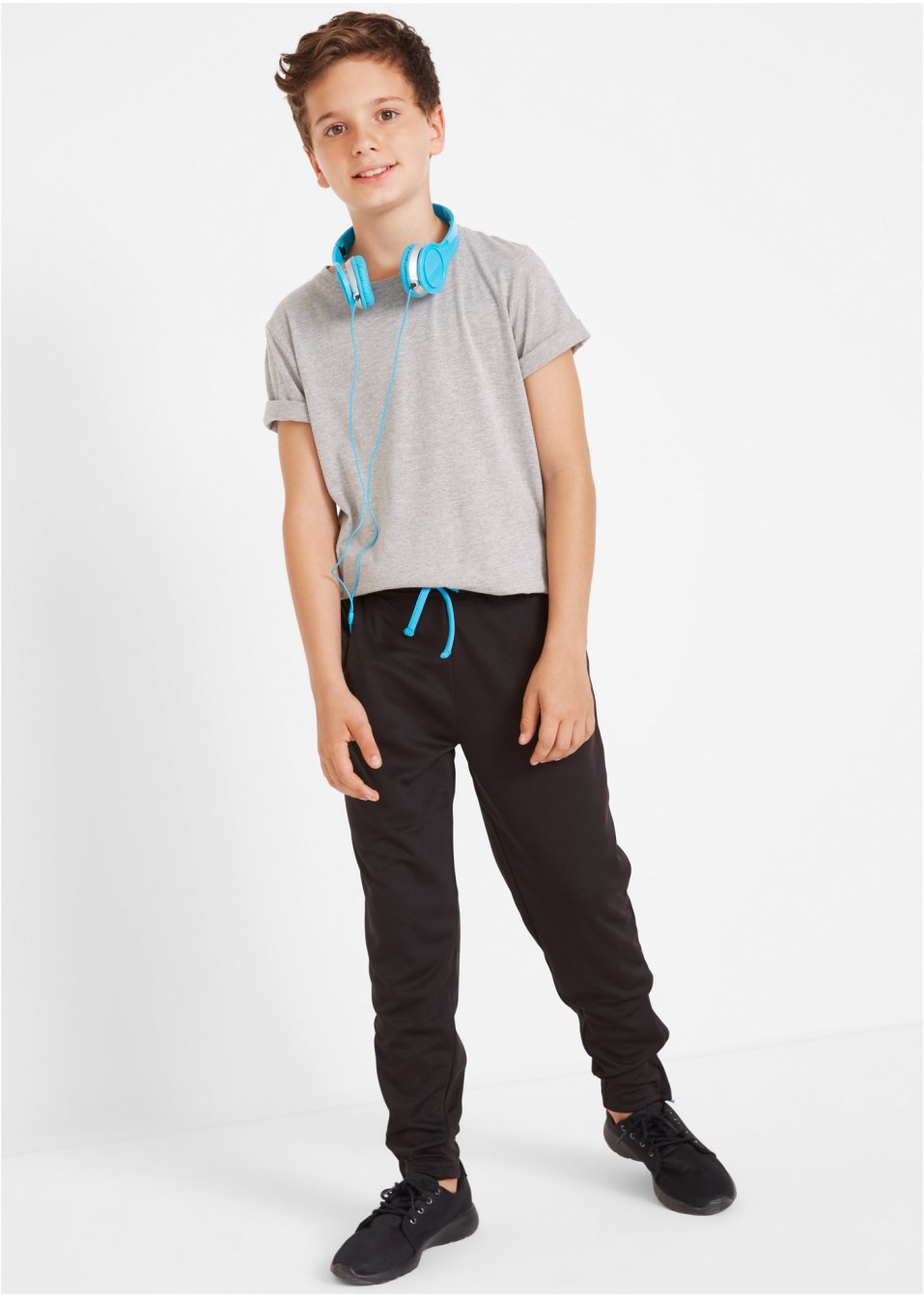Pantalon de sport garçon, séchage rapide et microrespirant