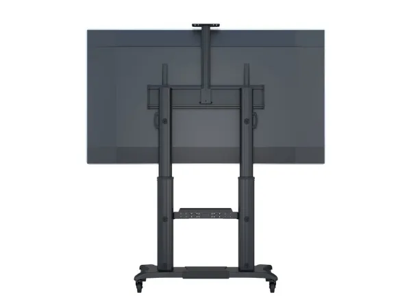 Multibrackets M Public Dual Pillar 180 HD - Vogn med hjul - for fladt panel - aluminium - sort - skærmstørrelse: 60
