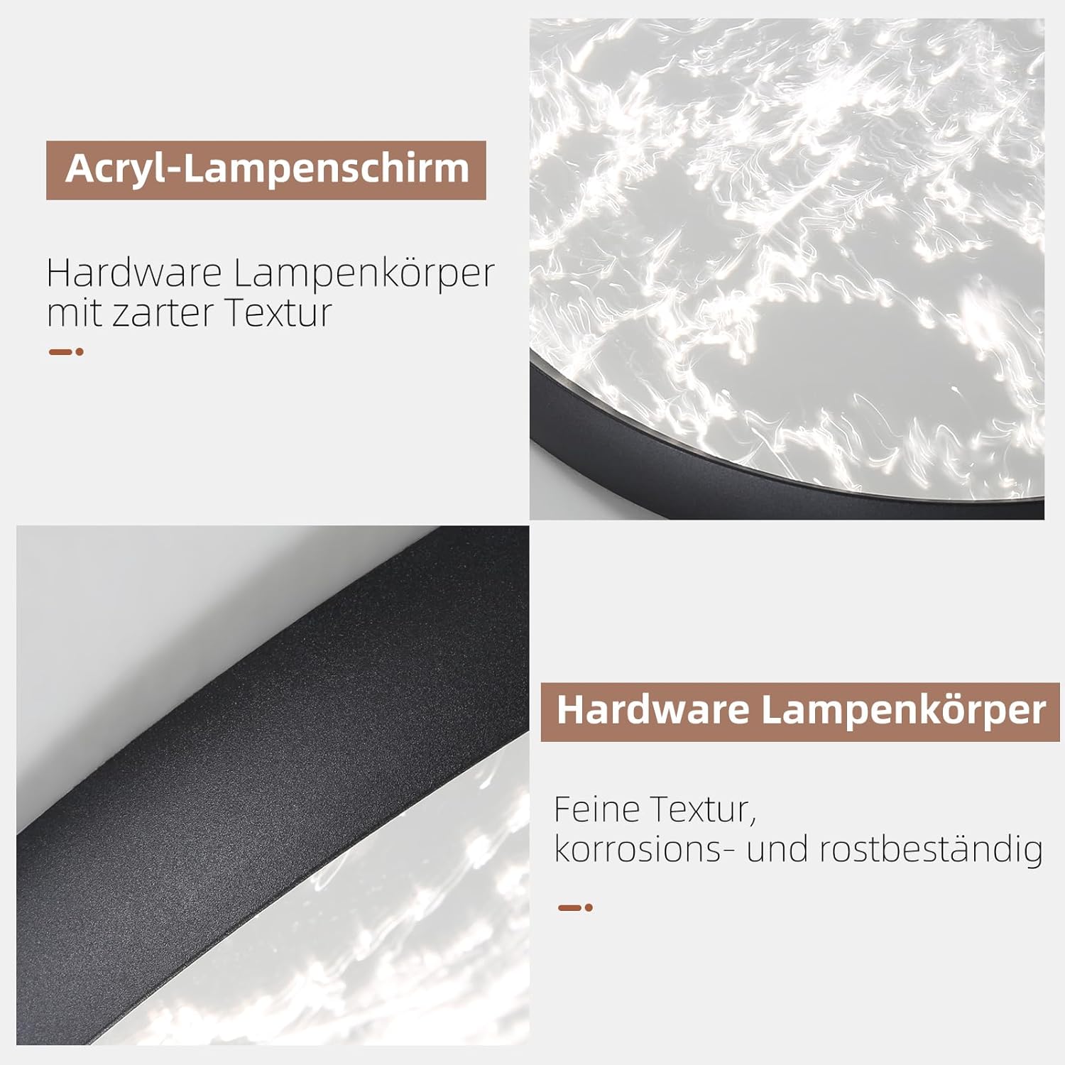 50cm LED Deckenleuchte Flach Dimmbar mit Wolken-Design – Kreative Runde Einbauleuchte, 3000K-6000K, 40W – Moderne Küchenlampe, Wohnzimmerlampe, Badlampe, Flurbeleuchtung, Büro