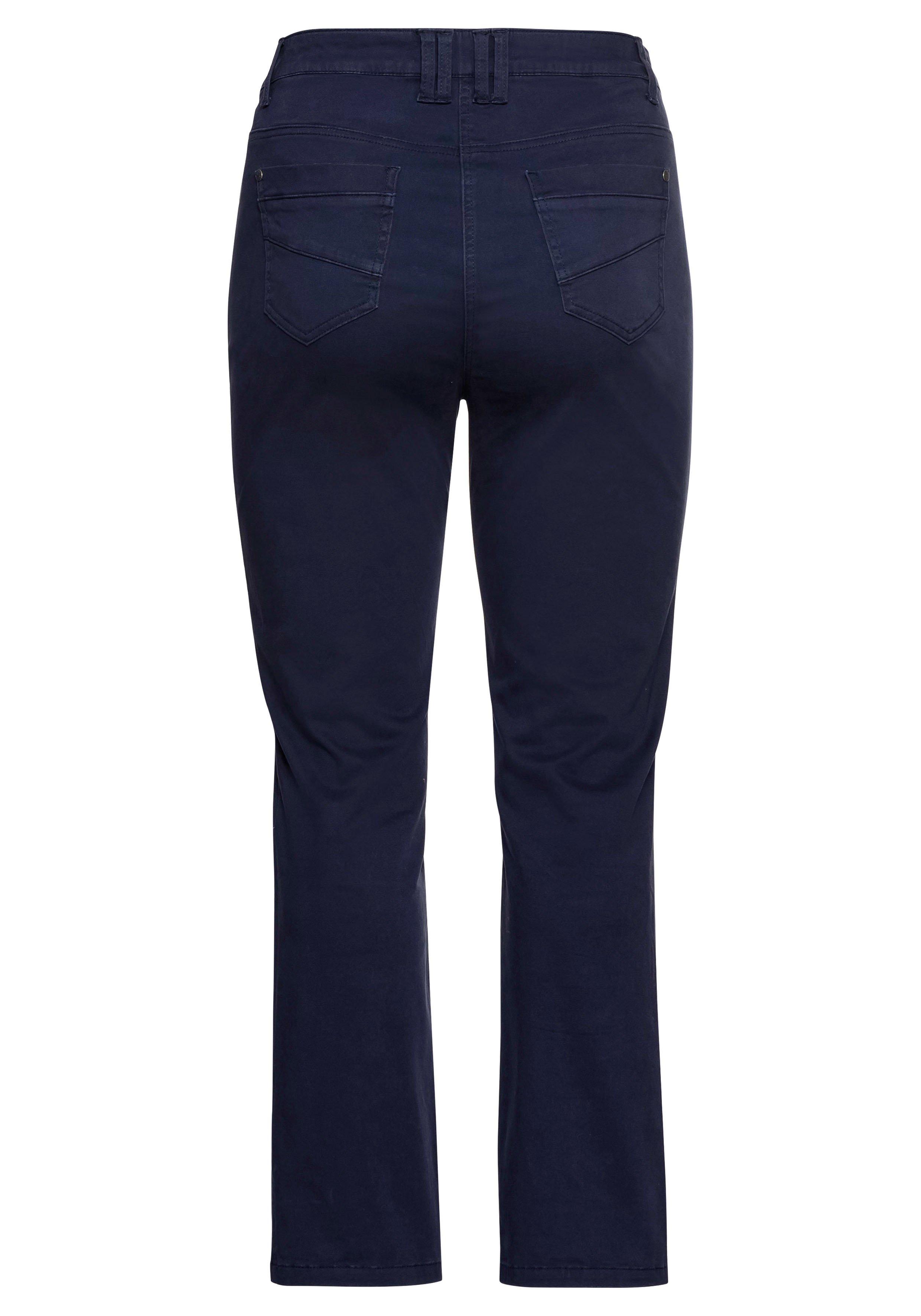 Gerade Stretchhose in Twill-Qualität