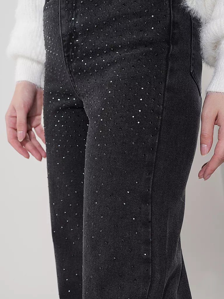 ONLY Jeans Wide Leg ONLHOPE schwarz