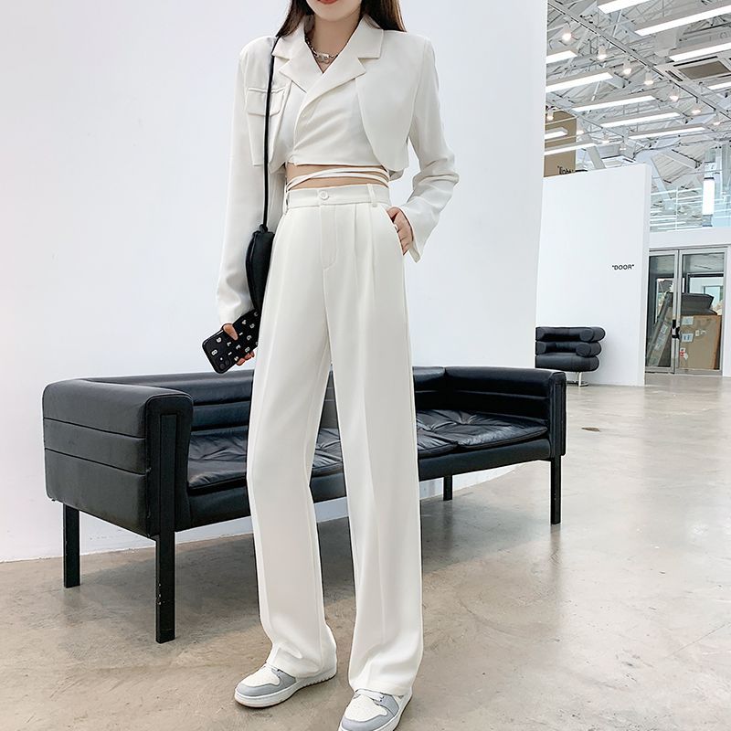 Indiclofie - Broek met hoge taille en wijde pijpen