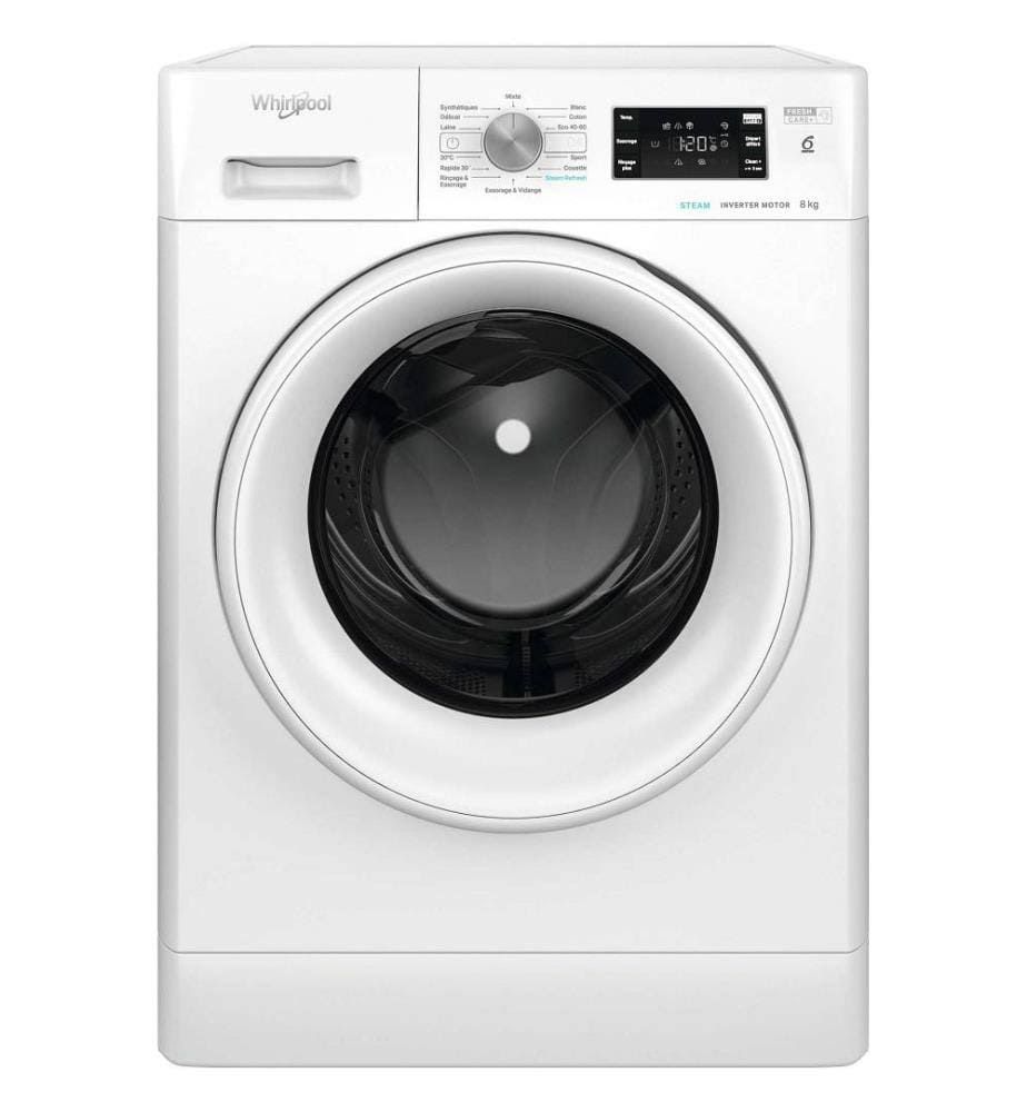 Lave linge hublot Whirlpool ffbs8469wvfr