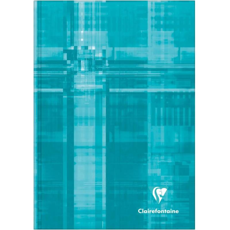 Carnet brochure rembordée rigide A5 96 feuilles petits carreaux couleur aléatoire