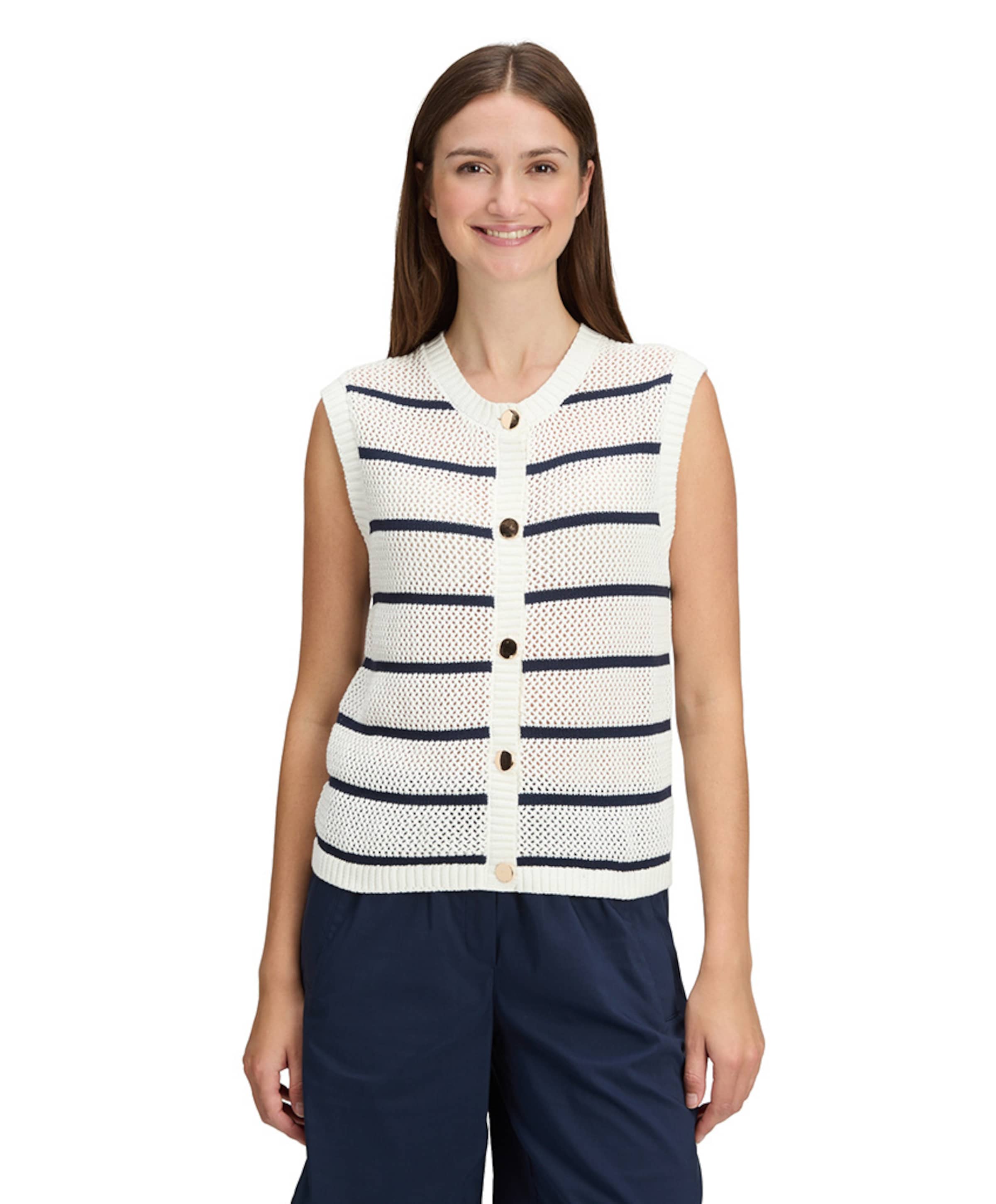 Betty en Co Dames vest ecru