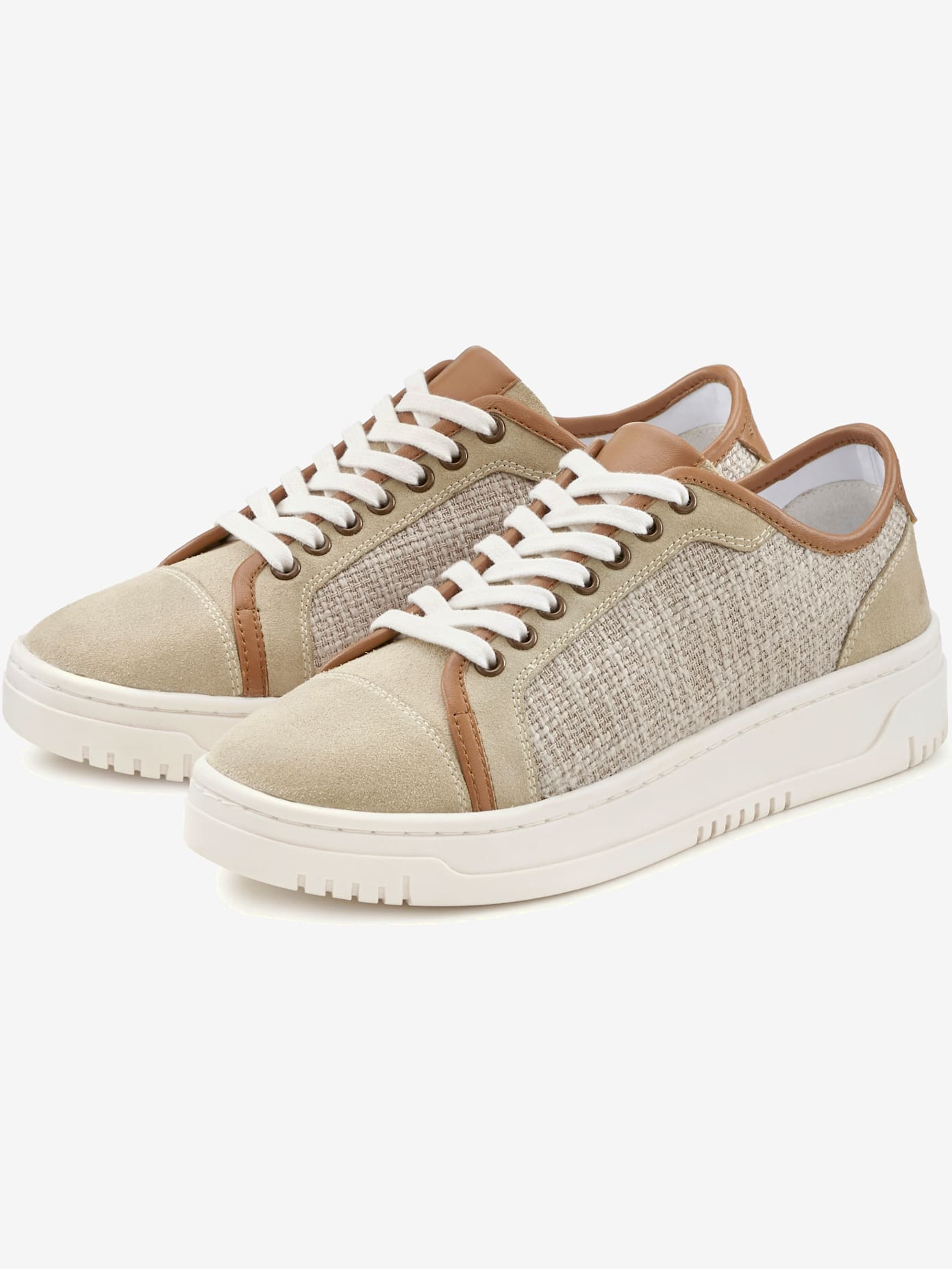 Baskets sneakers tendance en cuir de qualité