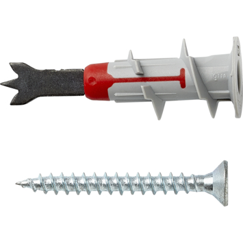 Fischer Gipsplaatplug DuoBlade 44mm   schroef 6 stuks