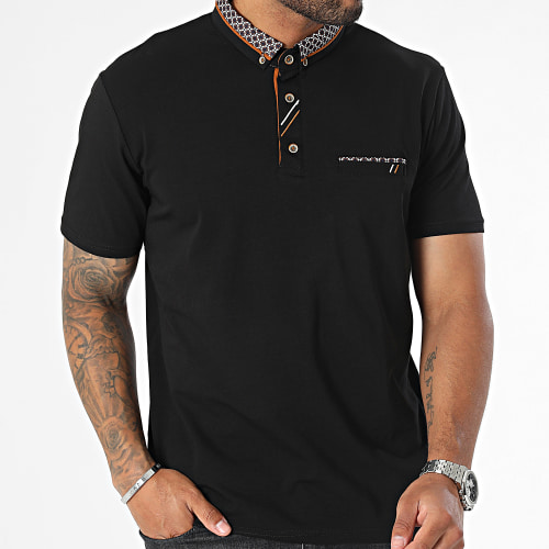 Polo Manches Courtes Noir