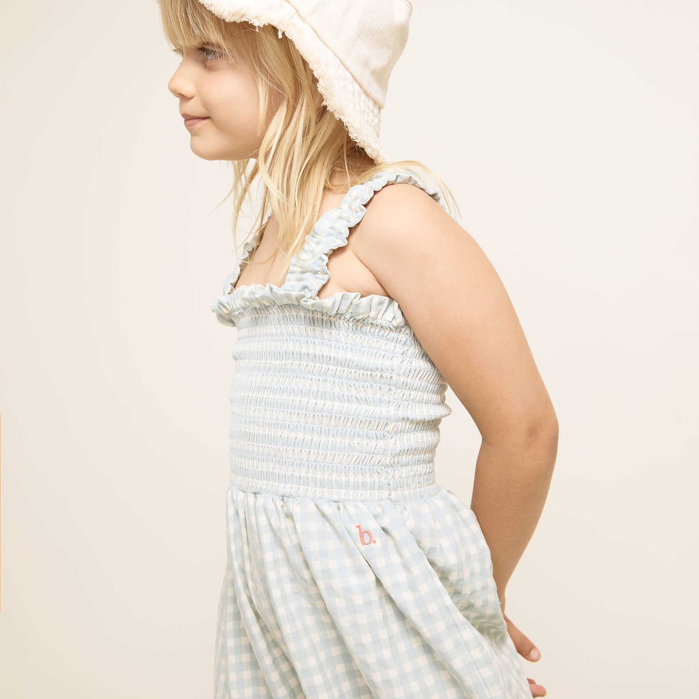 Einteiler Gingham Aqua