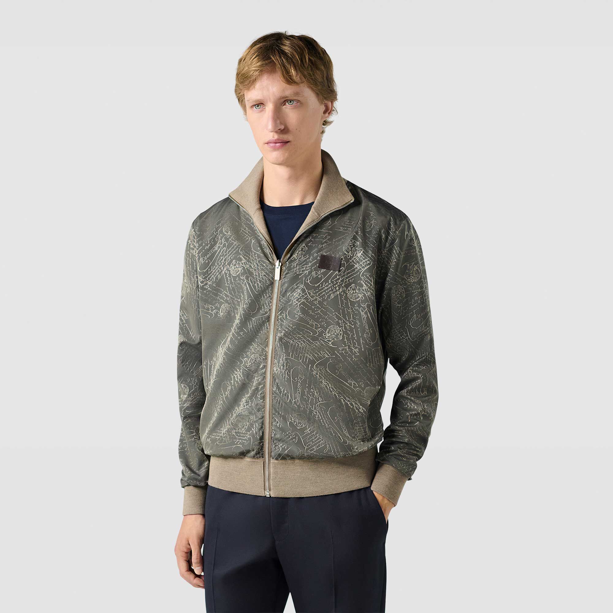 Blouson Reversible En Laine
