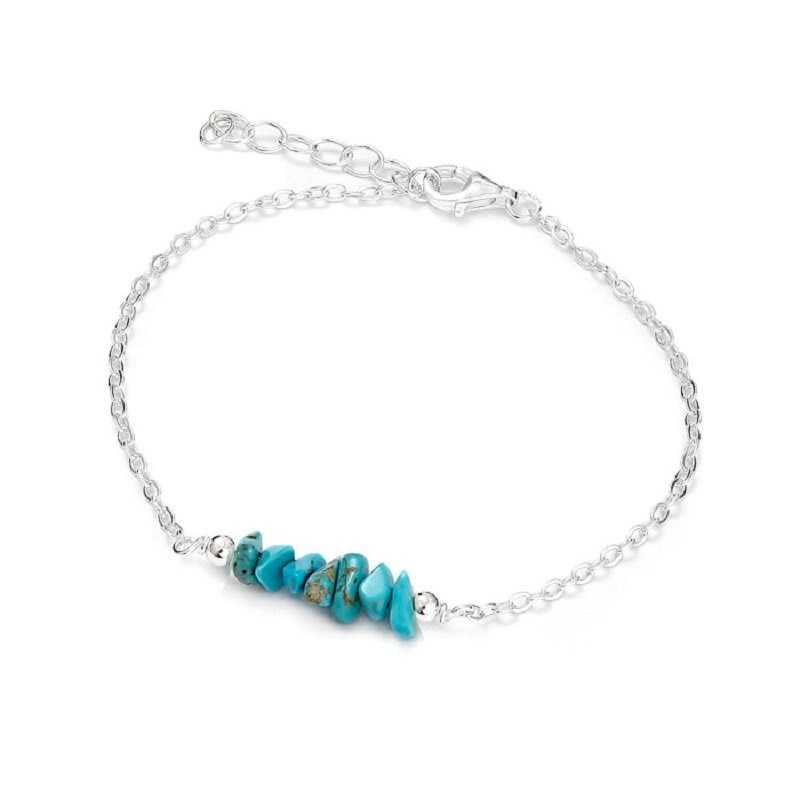 Bracelet pierres turquoise