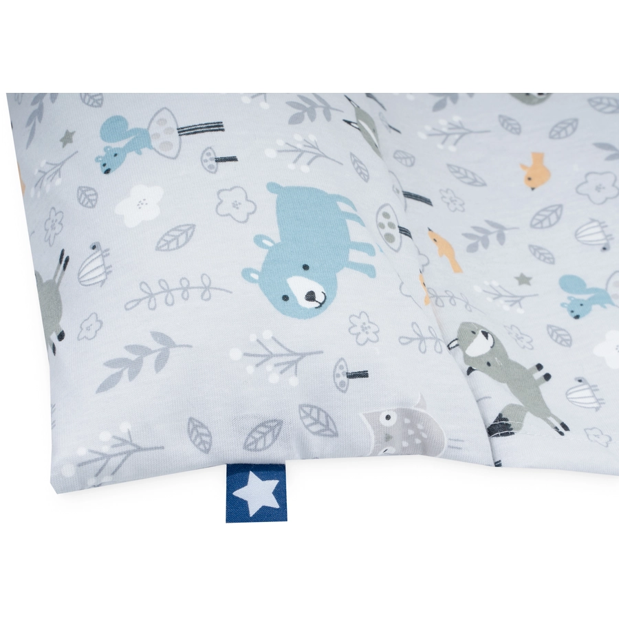 JULIUS ZÖLLNER Jersey Bezug Loop Comfy für Wickelauflagen Softy Smart Friends 85 x 75 cm