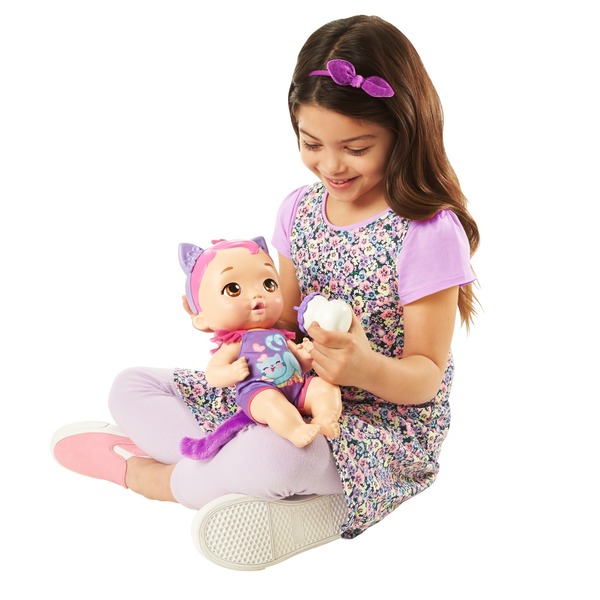 Poupée bébé calin chaton