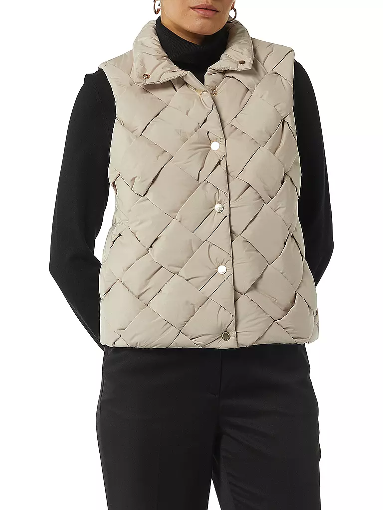 COMMA Steppgilet creme