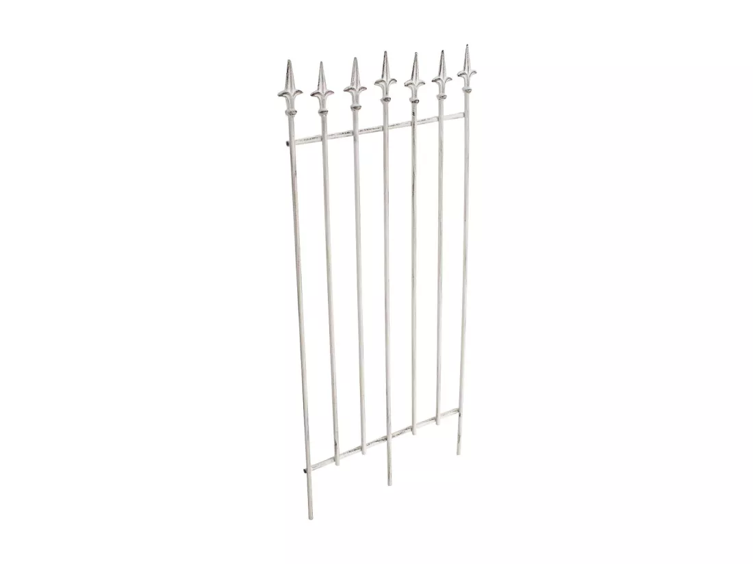 Treillis support pour plantes métal blanche 50 x 0.7 x 100 cm 10_0003872