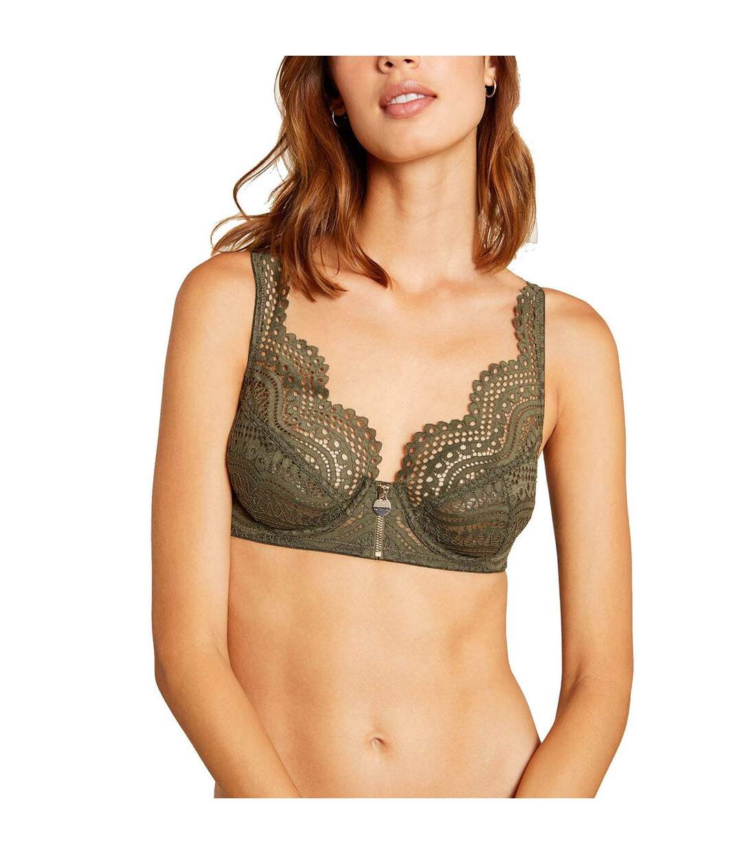 Soutien-gorge corbeille kaki Linn