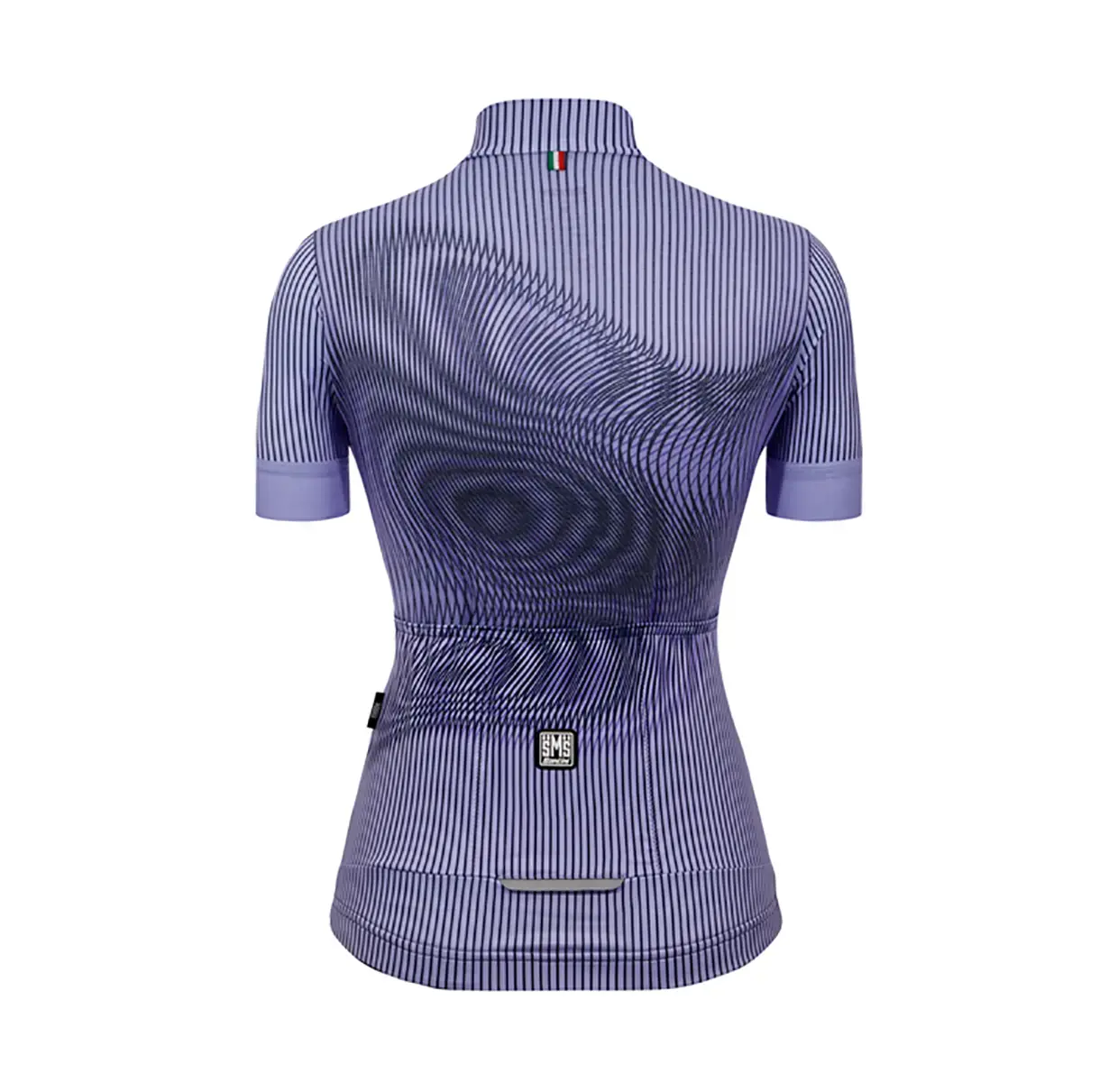 Santini Delta Vortex Fietsshirt Korte Mouwen Paars Dames
