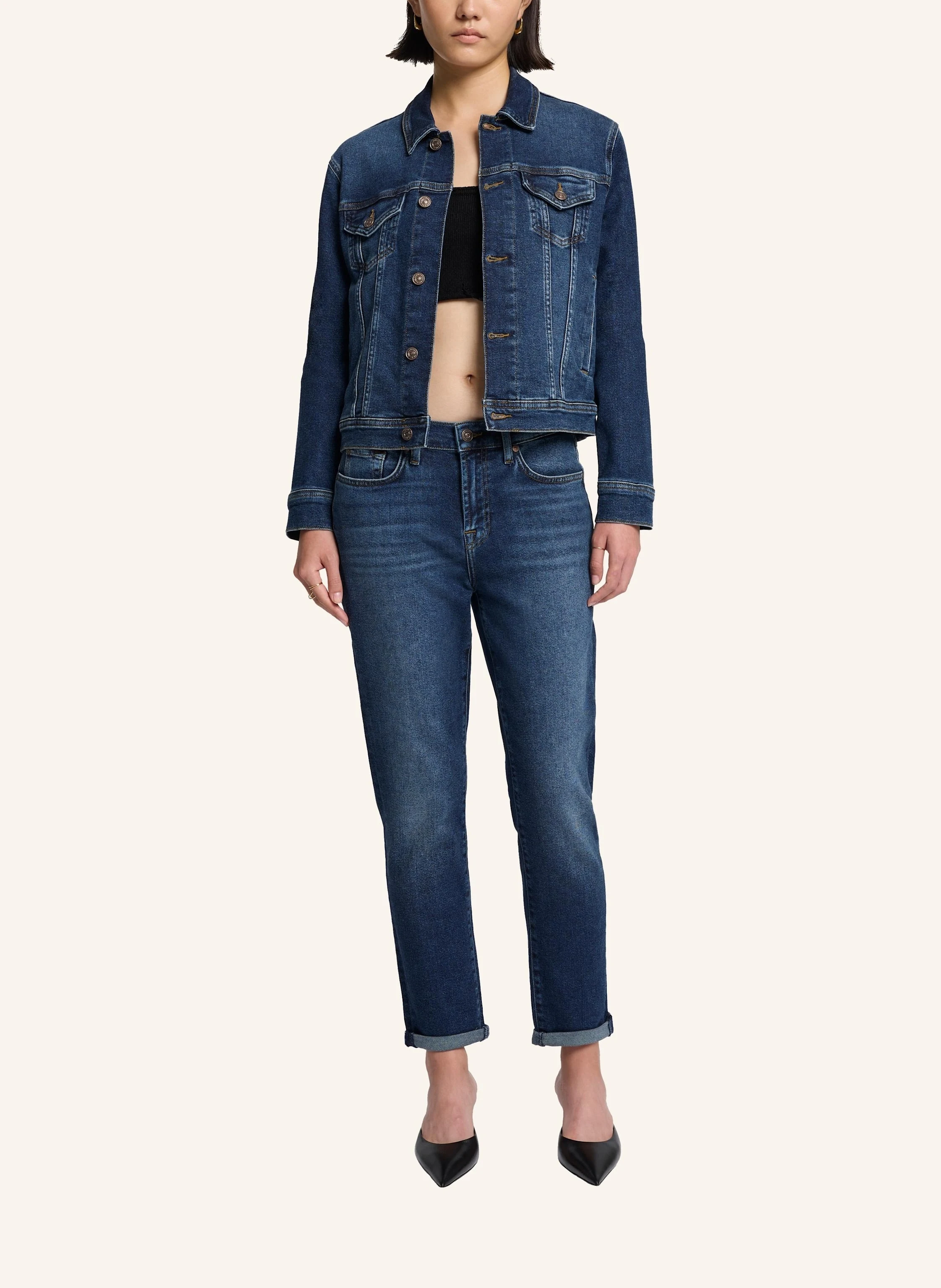 7 for all mankind CLASSIC TRUCKER Jeansjacke