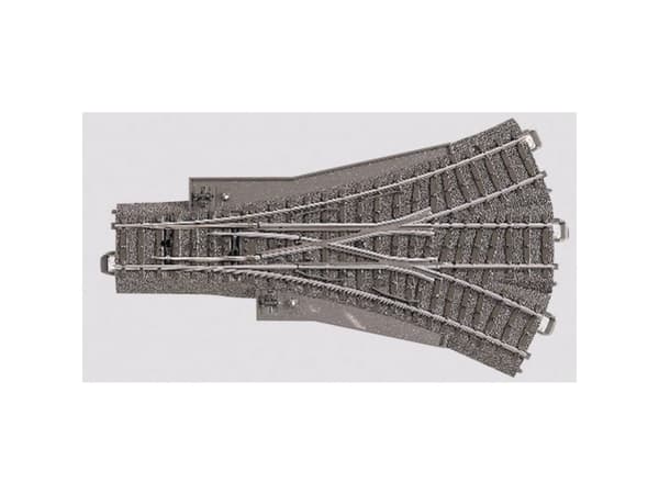 Märklin Three-Way Turnout, HO (1:87), Grå, 1 stykker