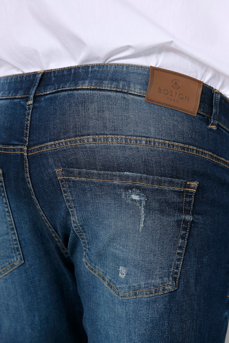 Boston Park Jeans, Bauchfit, 5-Pocket, leicht destroyed, bis 41