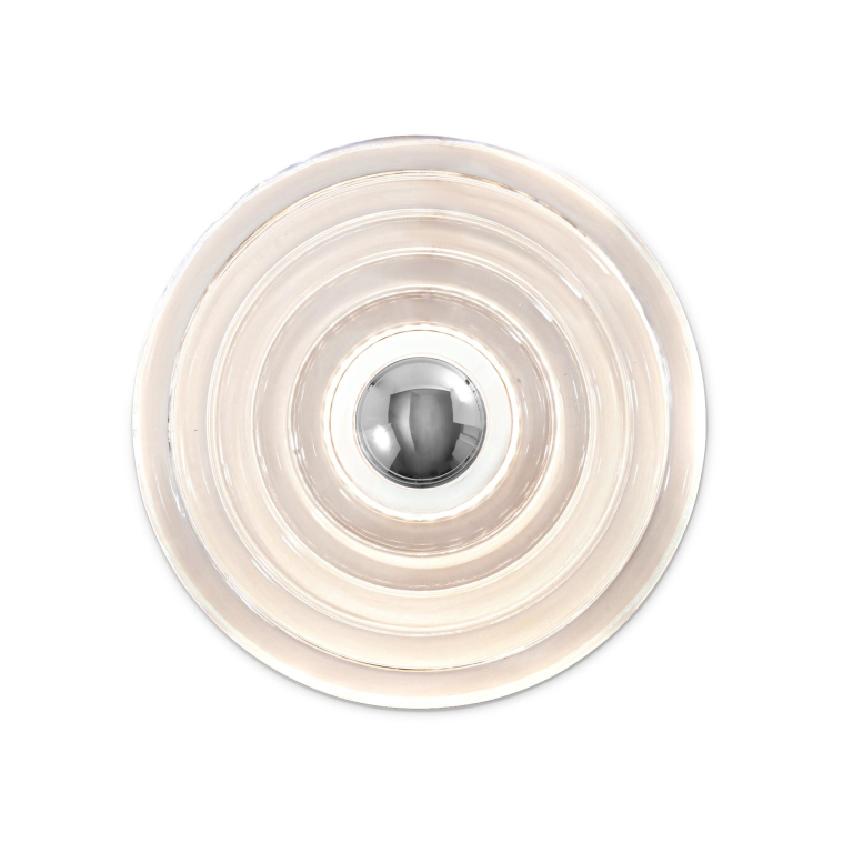 Tom Dixon Press wandlamp LED large Ø35 transparant