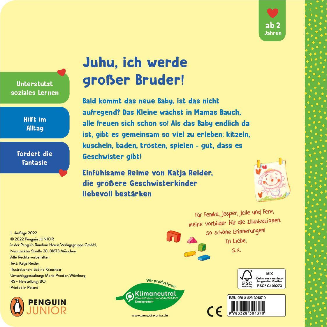 Juhu, ich bin jetzt großer Bruder!