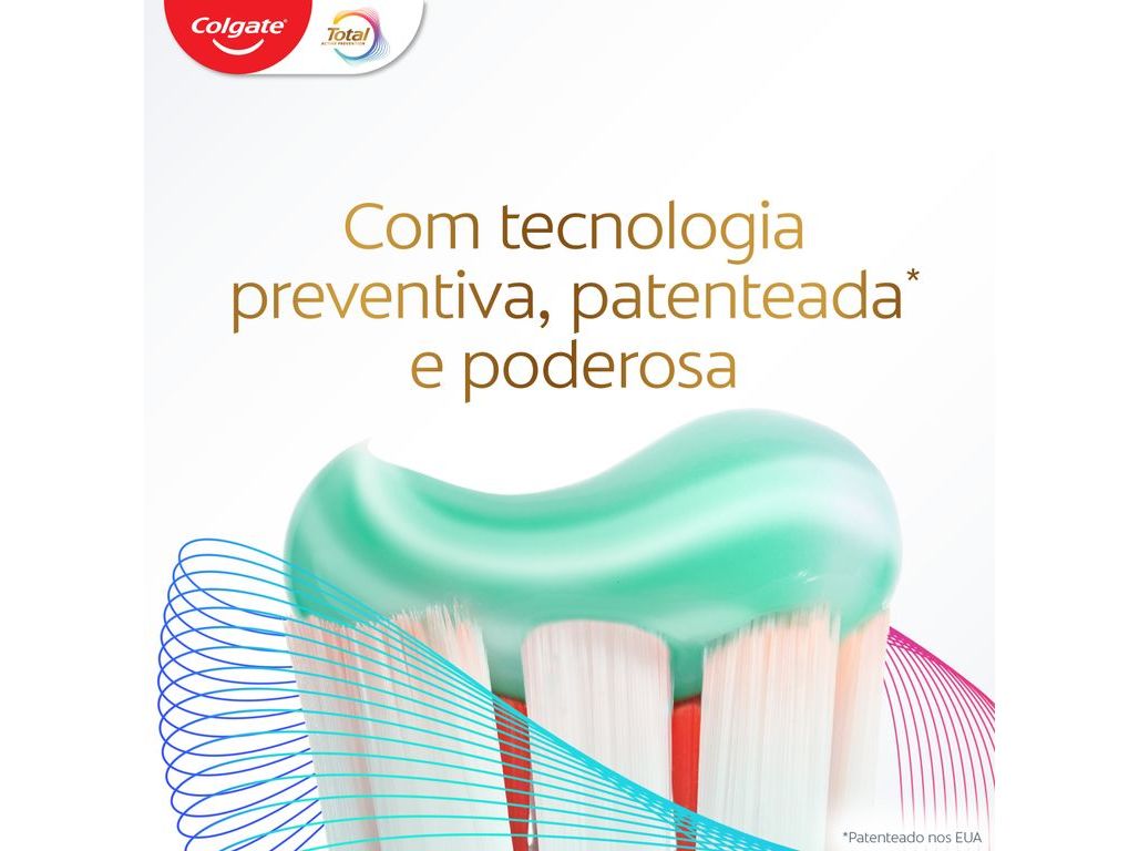 PASTA DE DENTES PROTEÇÃO TOTAL FRESCURA ACTIVA COLGATE 75ML