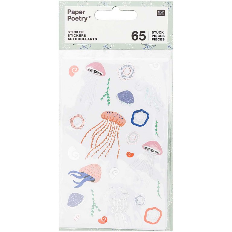 Paper Poetry Sticker selbstklebend, Hotfoil