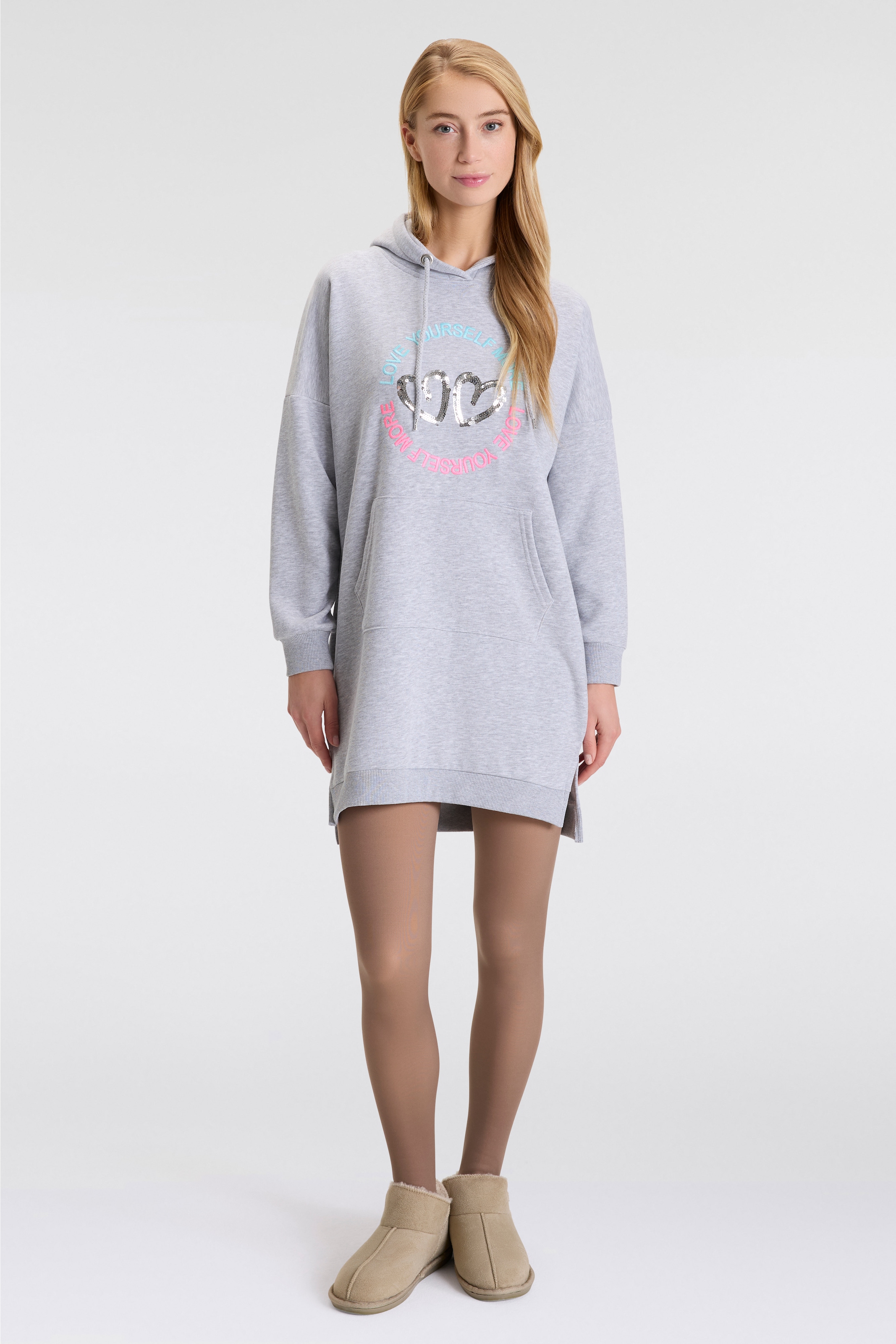 Zwillingsherz Sweatkleid »