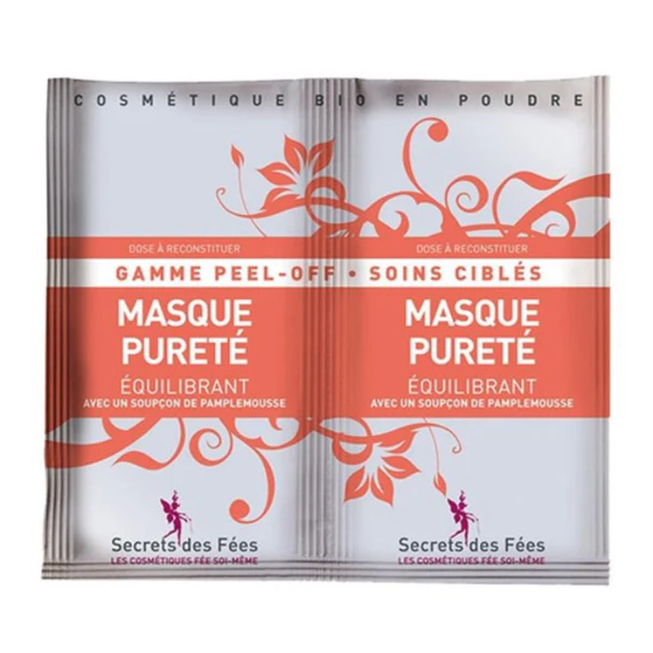 Secrets des Fées Masque Pureté Equilibrant 2 x 8gr pour 2 applications