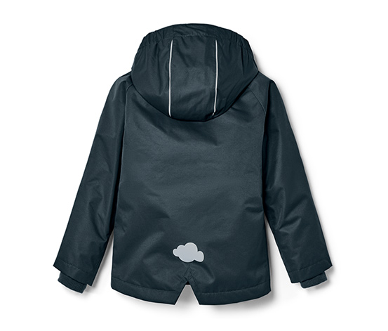 Kleinkind Thermo-Regenjacke, schieferblau