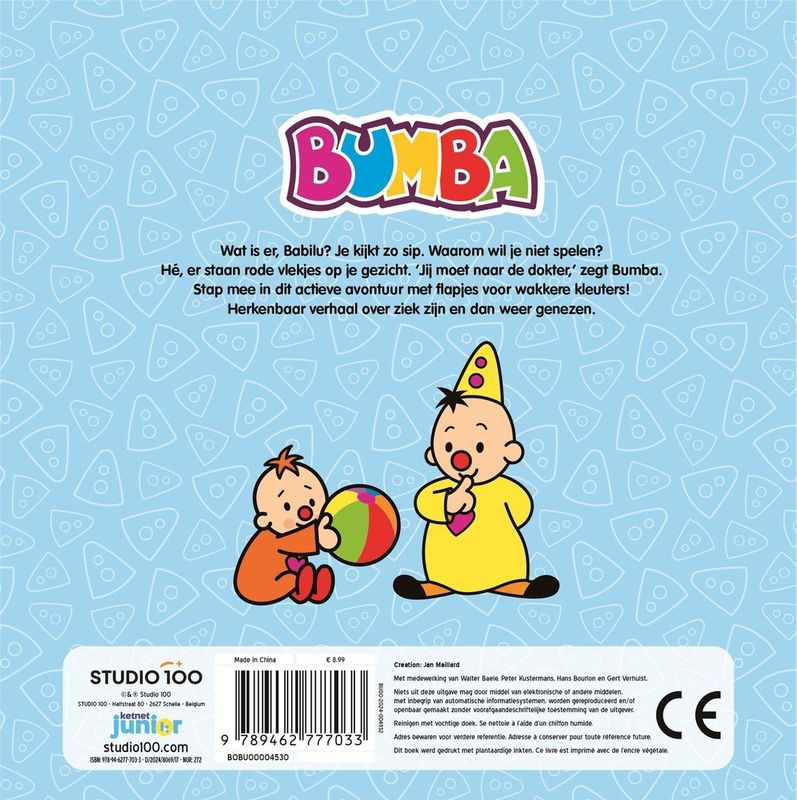 Bumba - Kartonboek met Flapjes - Bij de Dokter