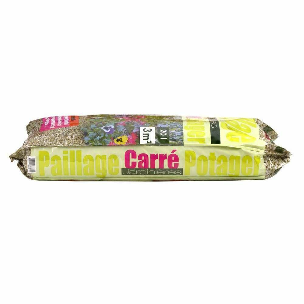 Paillage de granulés de roseaux pour carré potager - sac de 20 litres