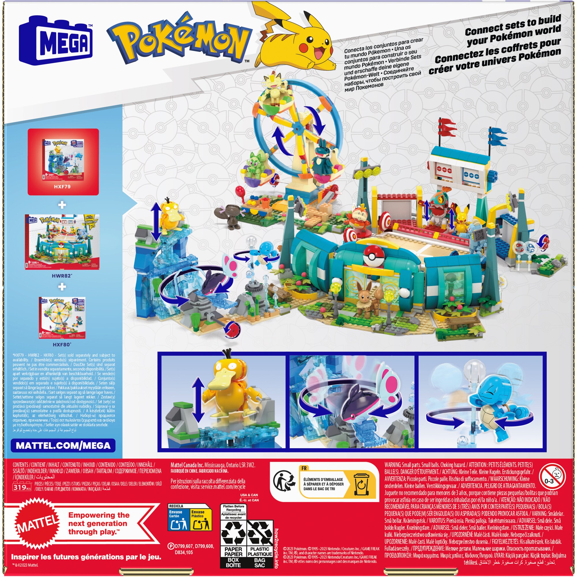 Mattel Konstruktionsspielzeug MEGA Pokémon Wasserabenteuer
