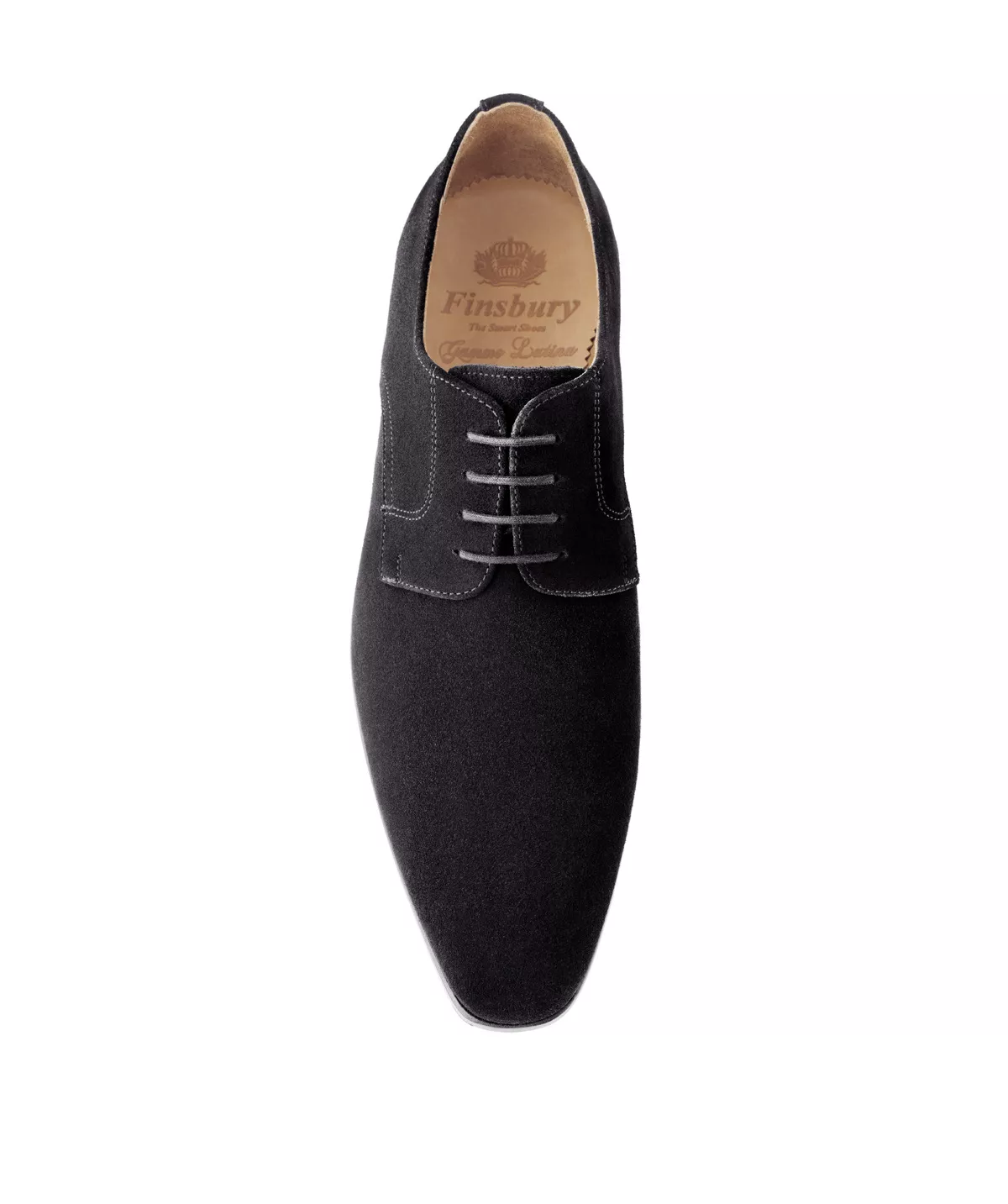 Derby MATT Veau velours Noir
