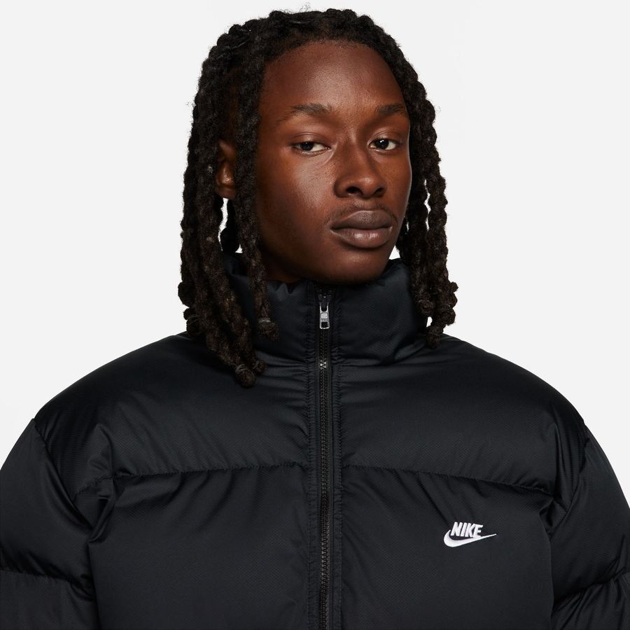 Nike Manteau d'Hiver Therma-FIT Club Puffer - Noir/Blanc