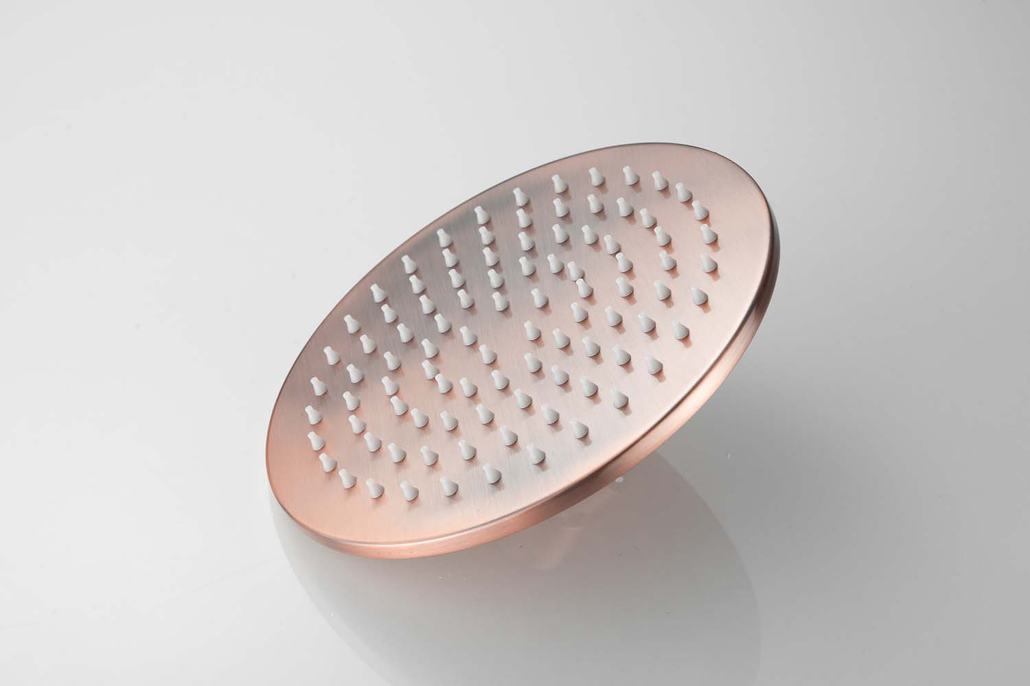 Saniclear Vision ronde douchekop 20cm koper geborsteld