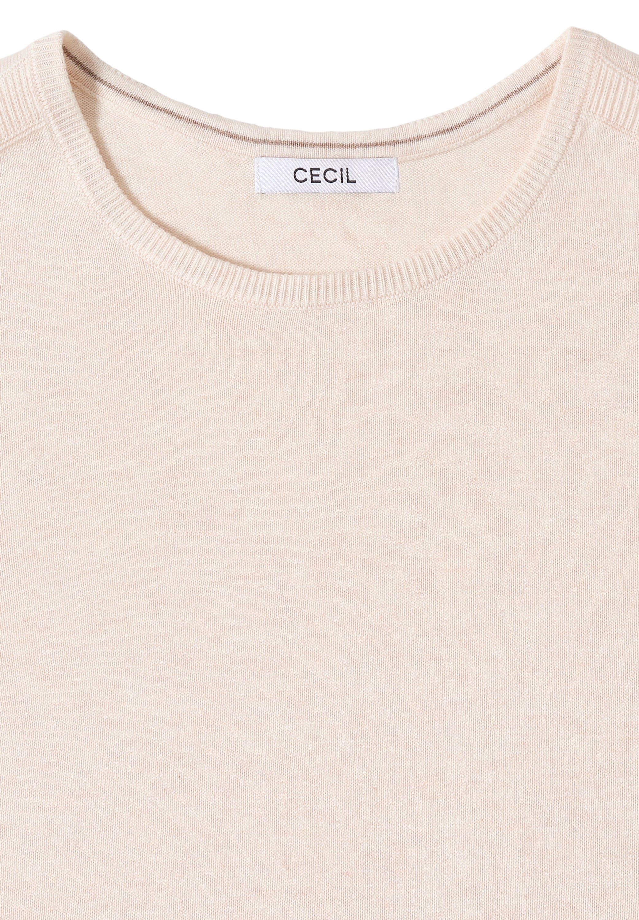 Cecil Strickpullover , mit feinem Detail an der Schulter und Viskose-Anteil