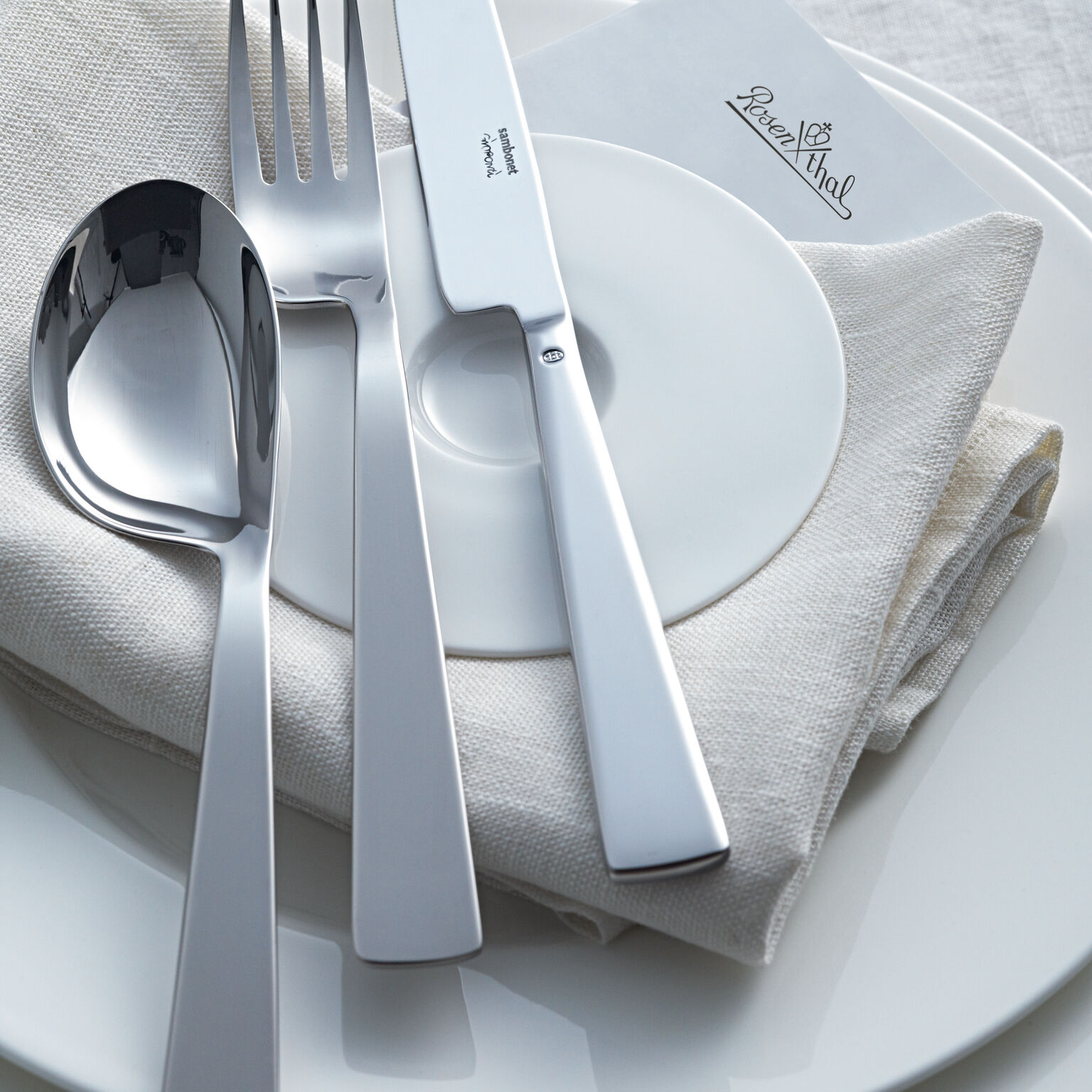 Brillance Bone China Weiss Speiseteller 28 cm Fahne