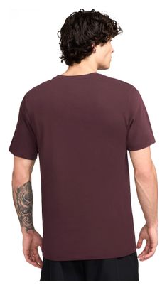 Maillot manches courtes Nike Trail logo Rouge Homme