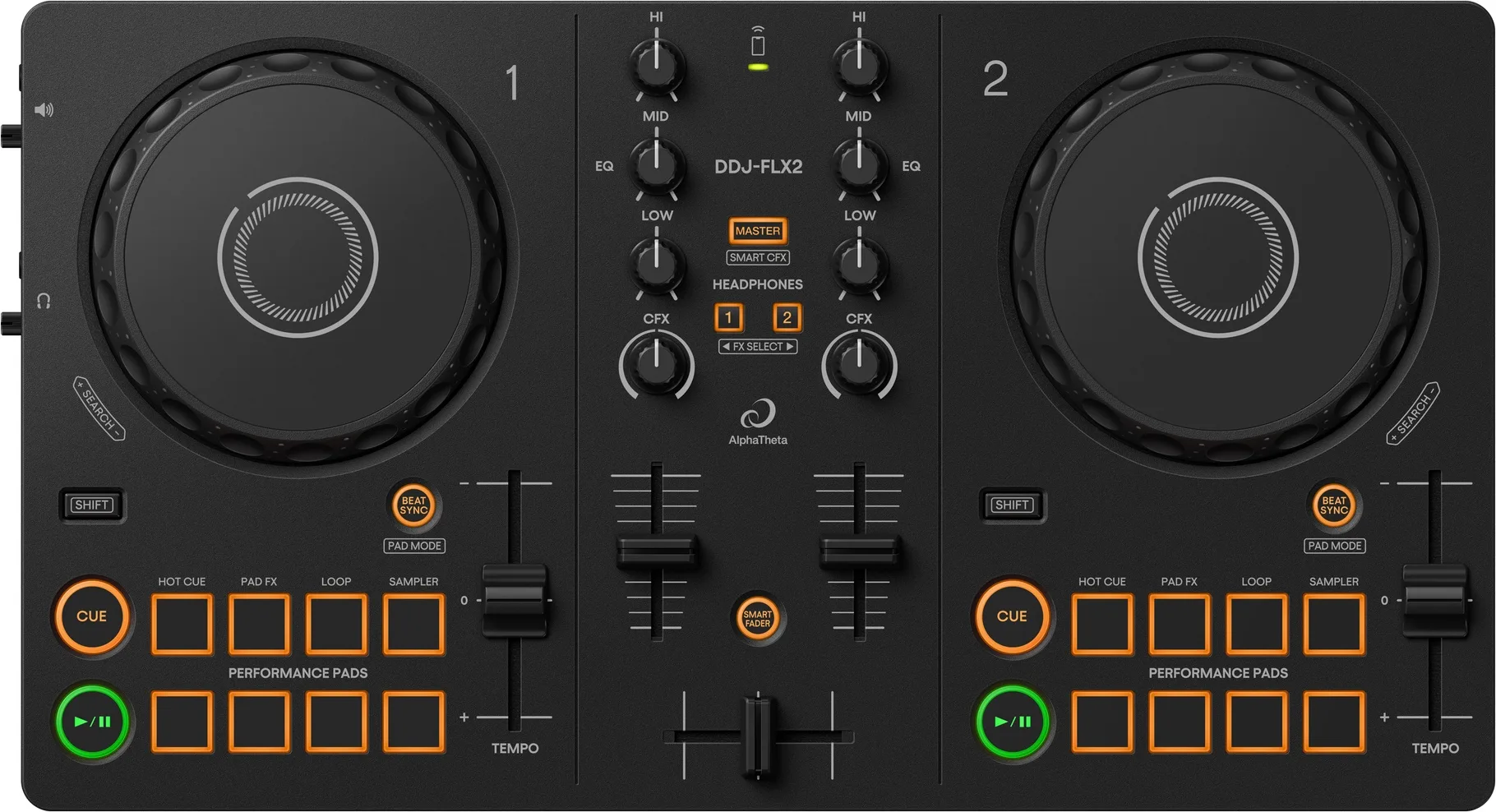 AlphaTheta DDJ-FLX2 Contrôleurs DJ