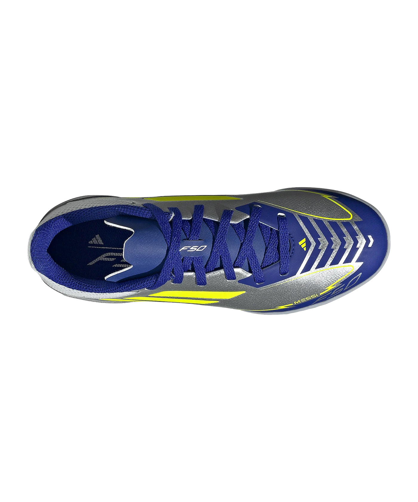 adidas F50 League TF Messi Kids Silber