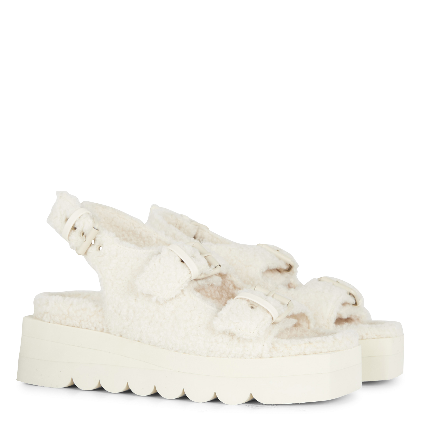 Sandales plateformes | Blanc