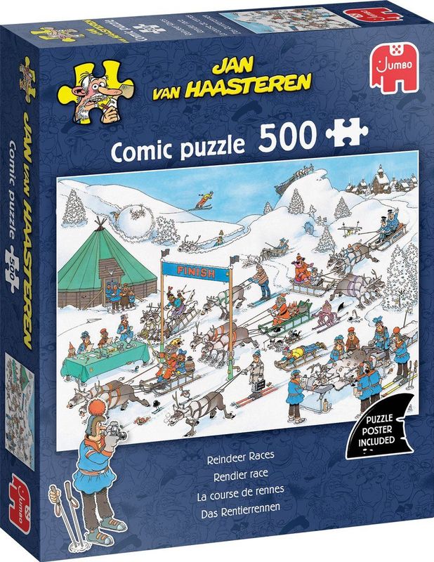 Jan van Haasteren - Rendier Race - Puzzel - 500 Stukjes