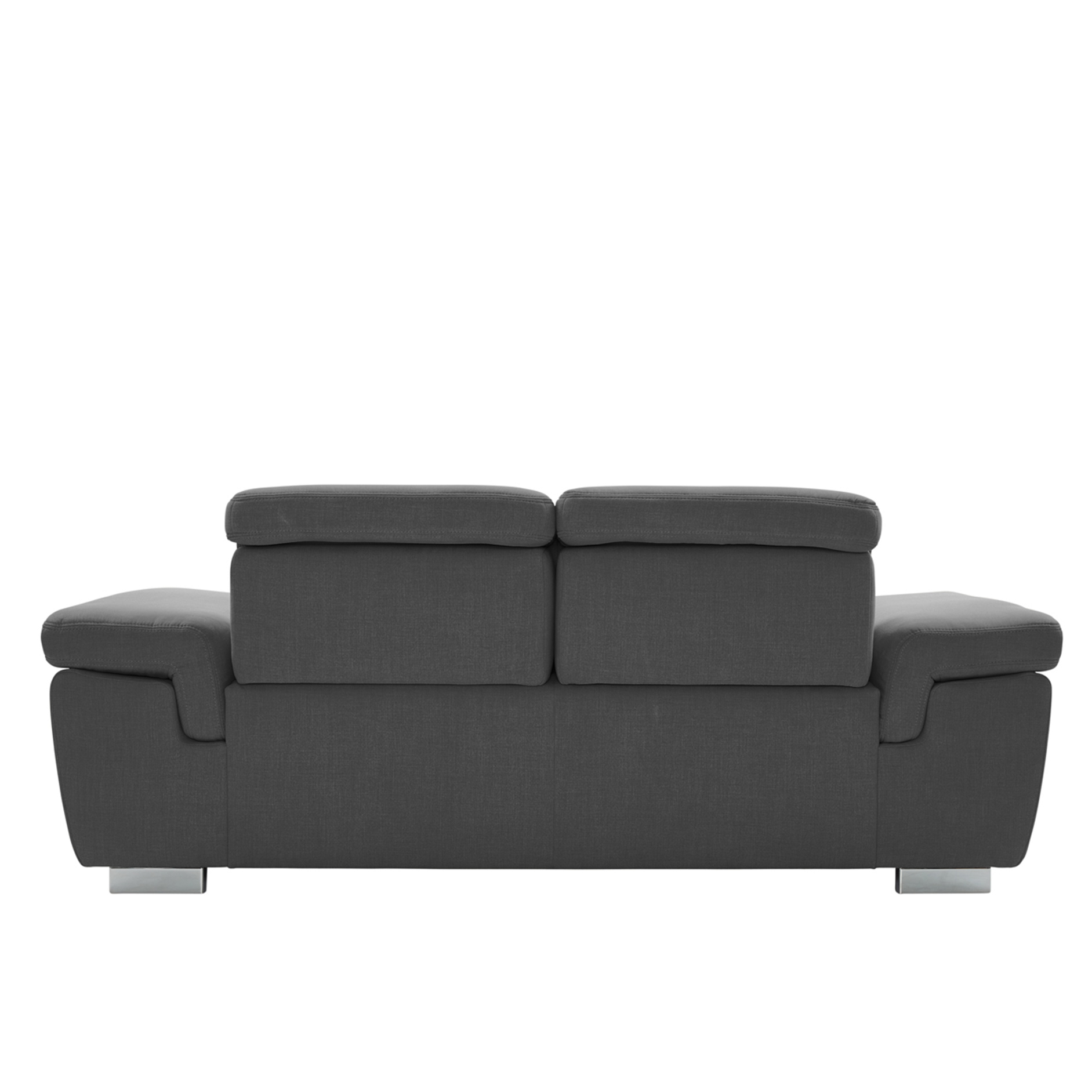 polsterpower 2,5-Sitzer Boxspringsofa - Miro grau - Basismodell