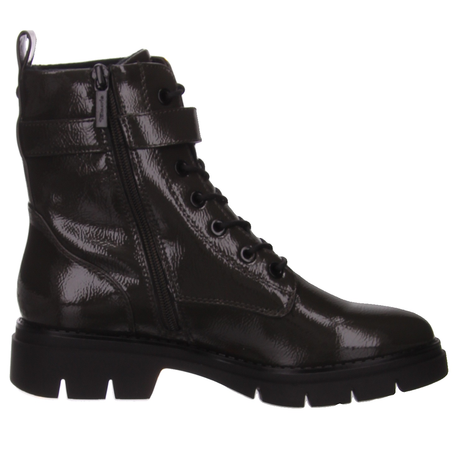 Tamaris Schnürboots oliv grün
