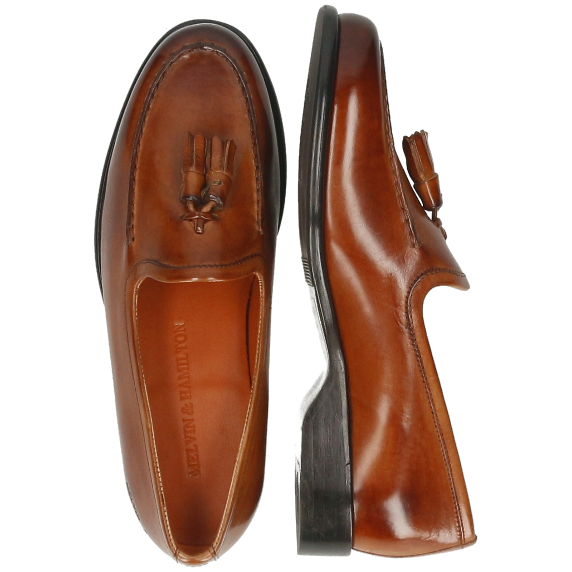 GIANNA 6 - Mocassins à talon plat | Marron