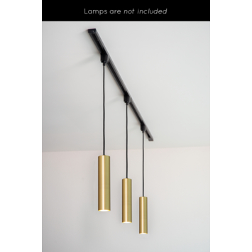 Lucide 1-fase railsysteem/railverlichting Track 2 meter zwart