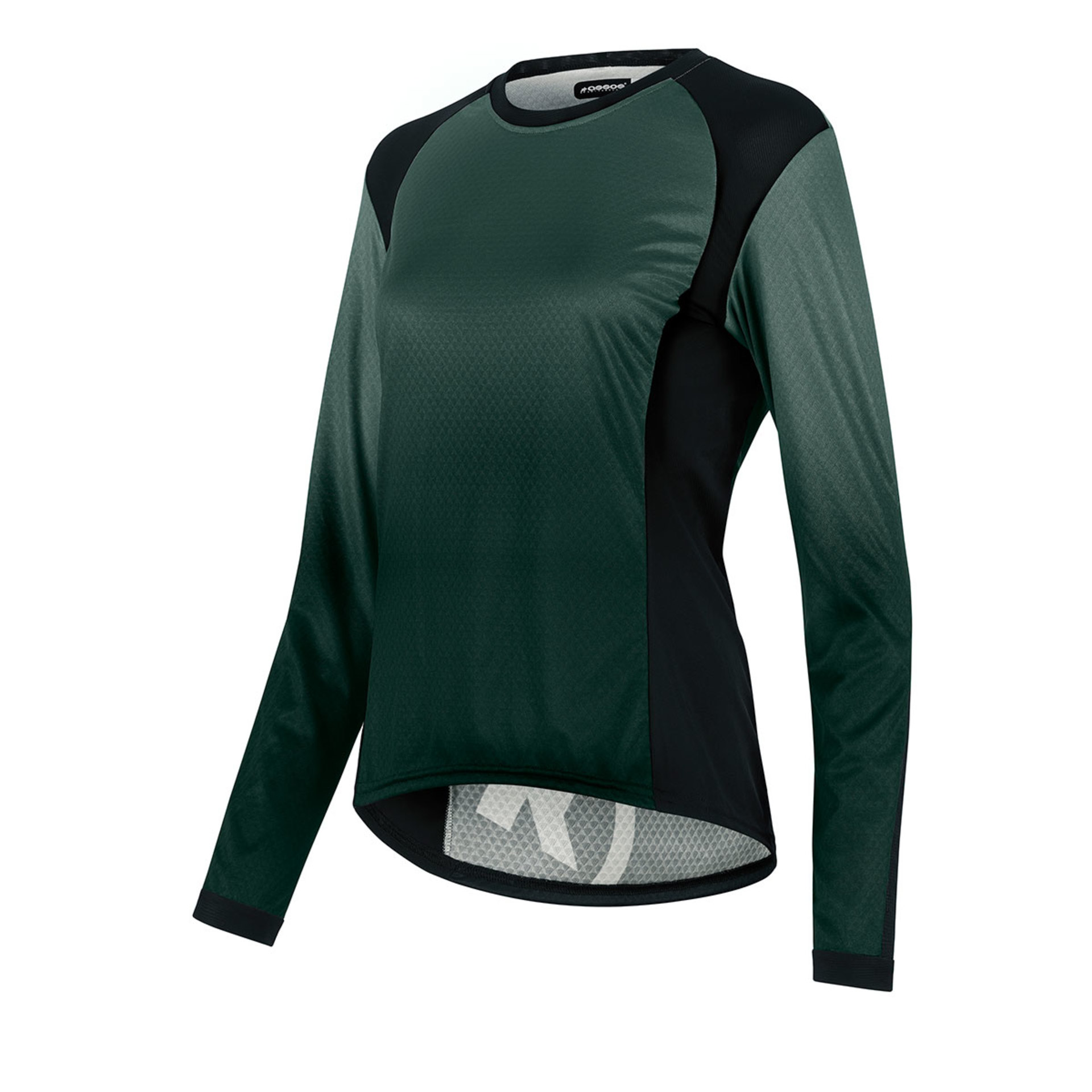 Assos Trail T3 MTB Fietsshirt Lange Mouwen Groen/Zwart Dames