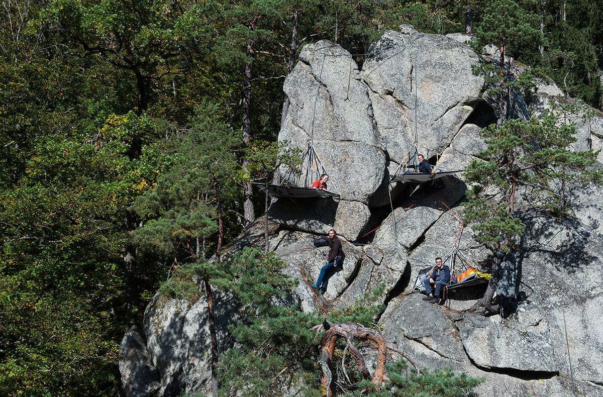 Portaledge Übernachtung Schönau